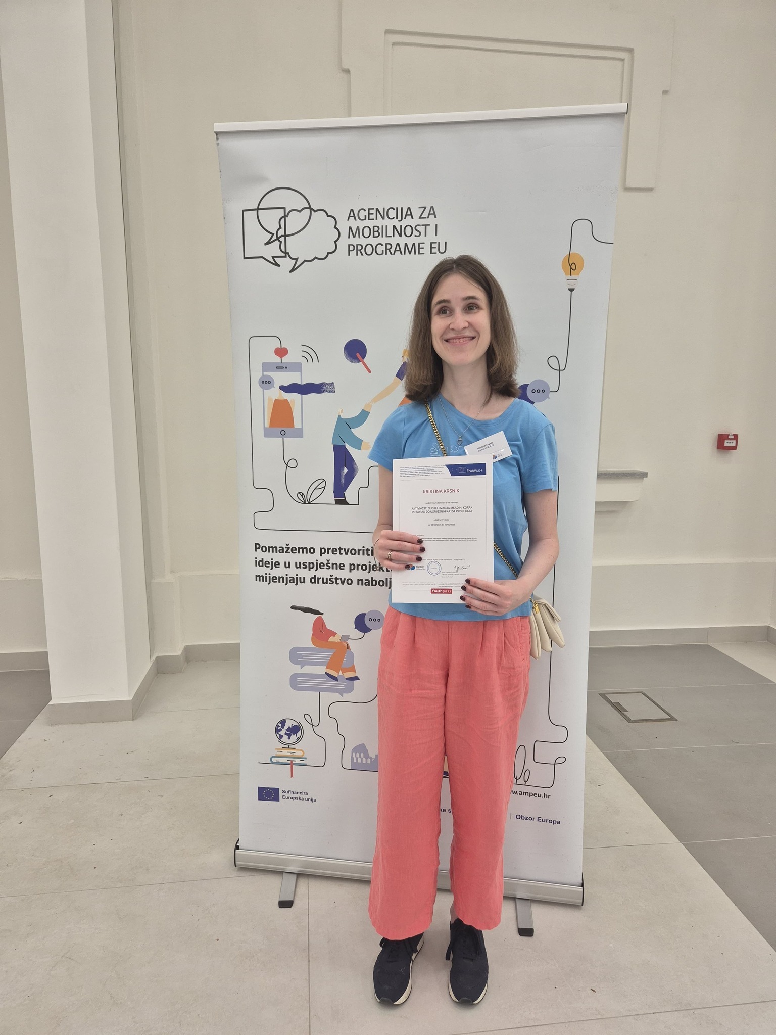 Kristina Krsnik na edukaciji