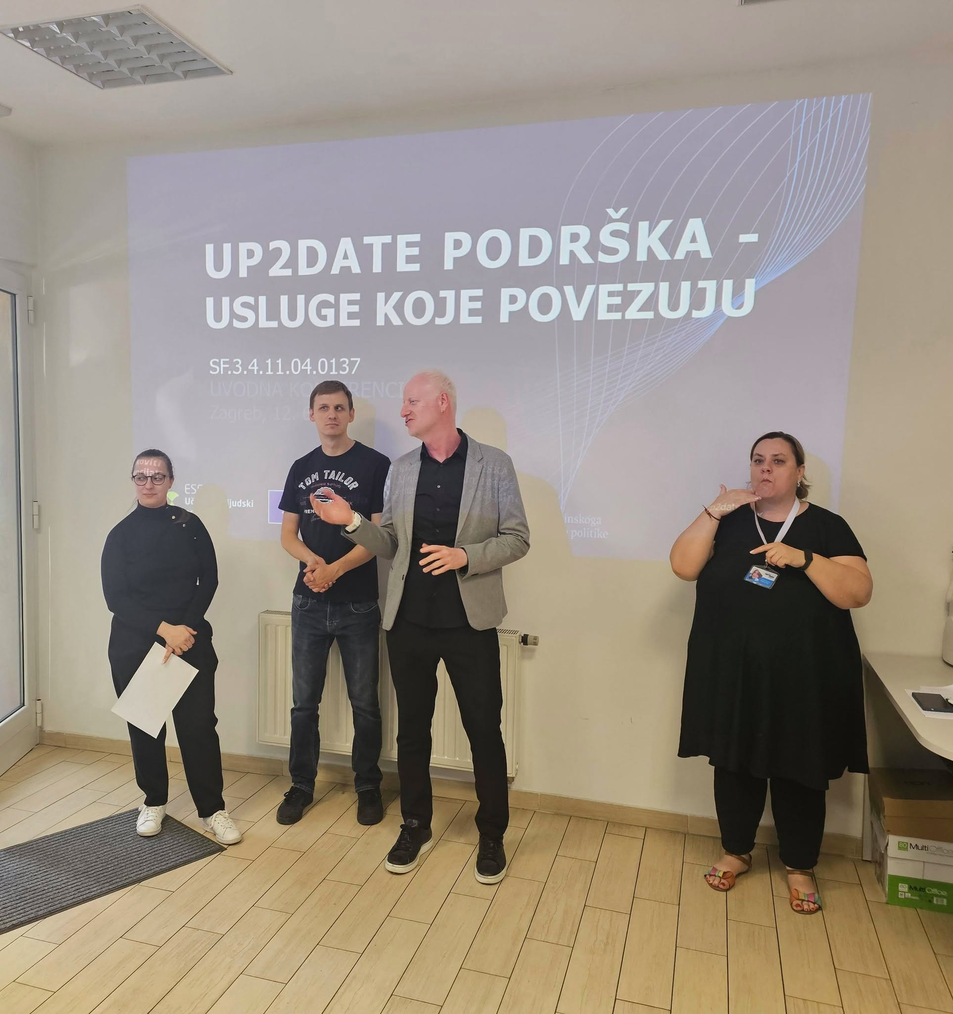 Lea, Antonio, Nikola i snježana