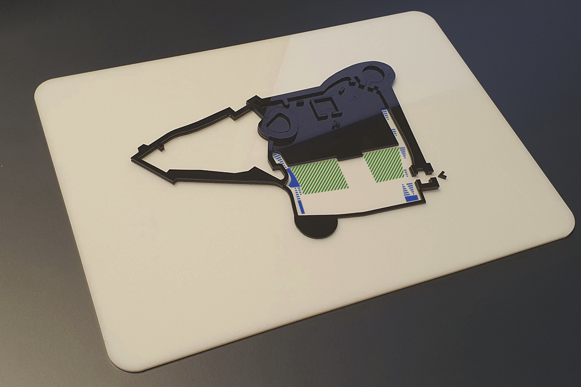 Prikaz reljefne mape